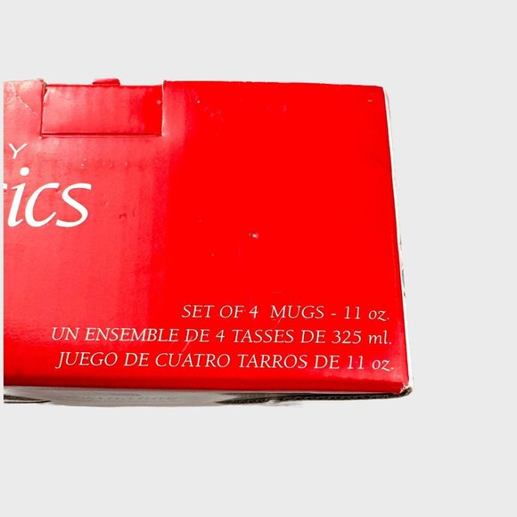 Signature Housewares Holiday Classics 11oz. Mugs (4) Joy Magic Spirit Cheer Box - Picture 9 of 9